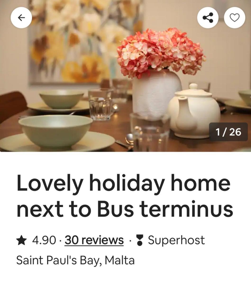 Lovely Holiday Home Next To Bus Terminus Сейнт Полс Бей Екстериор снимка