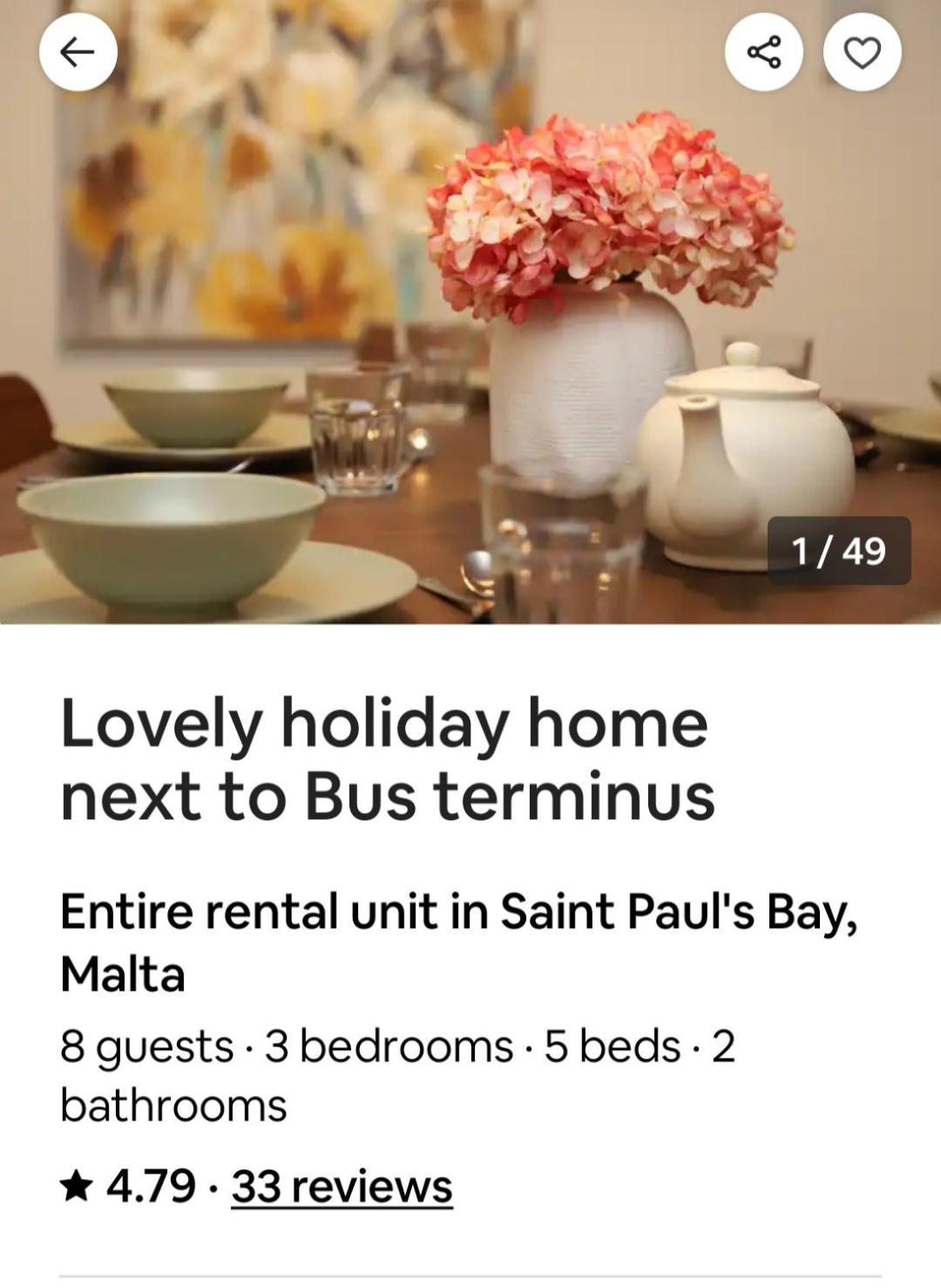 Lovely Holiday Home Next To Bus Terminus Сейнт Полс Бей Екстериор снимка